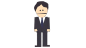 Black-Haired Canadian Presidential Aide - South Park