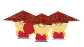 Chinese Dodgeball Players - South Park