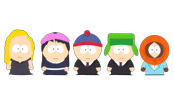 Clyde Frog's Funeral Attendees (1%) - South Park