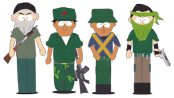 Costa Rican Marxist Soldiers - South Park