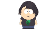 Green Skull Shirt Magic Watcher - South Park