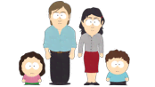 Susan, husband and children - South Park