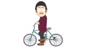 Unnamed Townsfolk on Bike - South Park