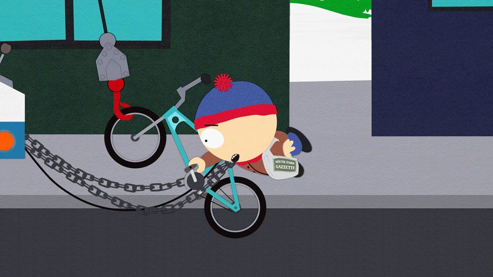 Bike Towed - Seizoen 10 Aflevering 14 - South Park