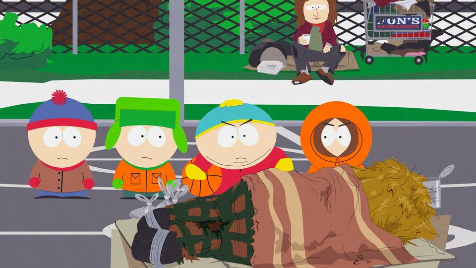 Cartman Jumps the Homeless - Season 11 Episode 7 - South Park