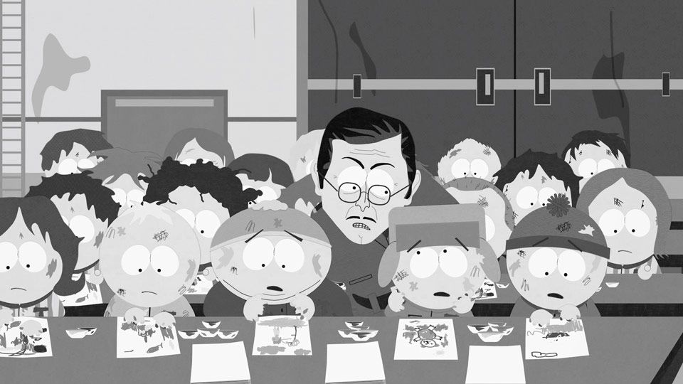 Colorblind Fingerpainting - Season 6 Episode 14 - South Park