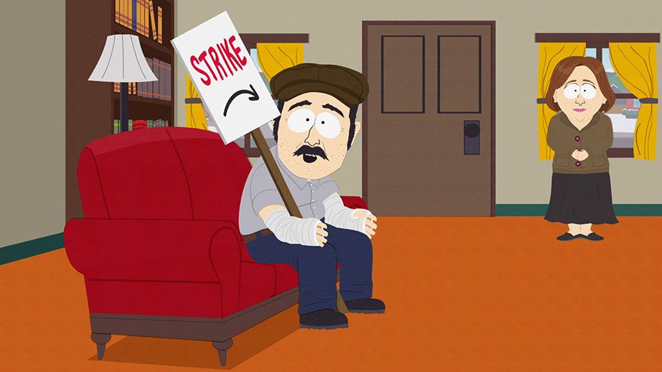 Get Off Your Ass and Work, Dad - Season 22 Episode 10 - South Park