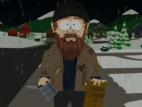 Kyle Gives to the Homeless - Season 11 Episode 7 - South Park
