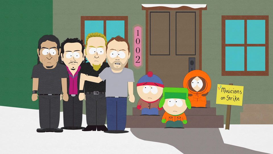 Metallica Joins the Strike - Season 7 Episode 9 - South Park