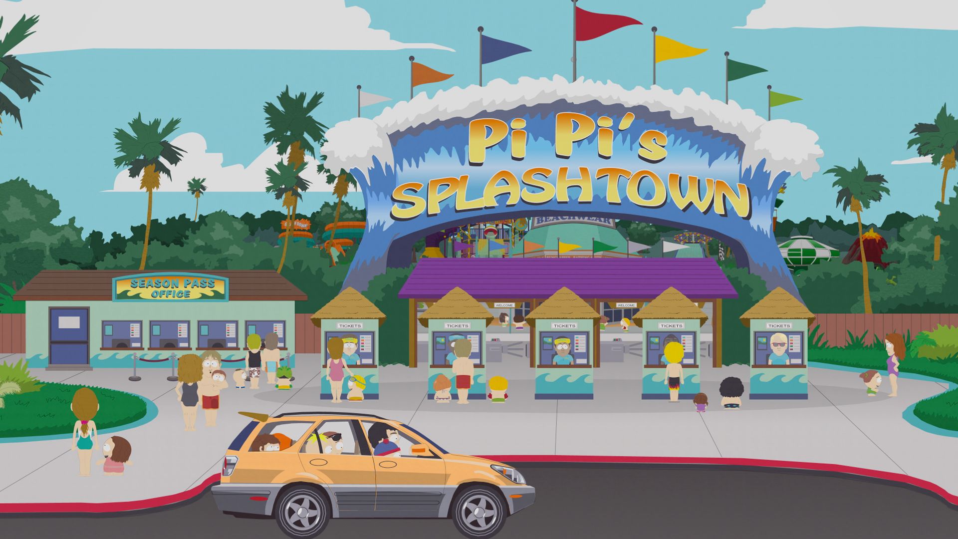 Pi Pi's Splashtown - Season 13 Episode 14 - South Park