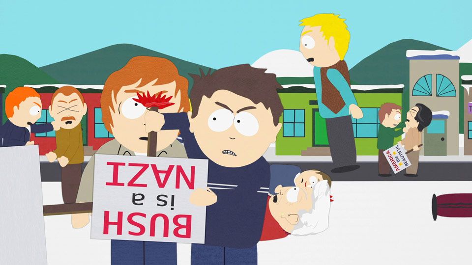 SUPPORT COUNTRY PROTEST ROCK N ROLL - Season 7 Episode 1 - South Park