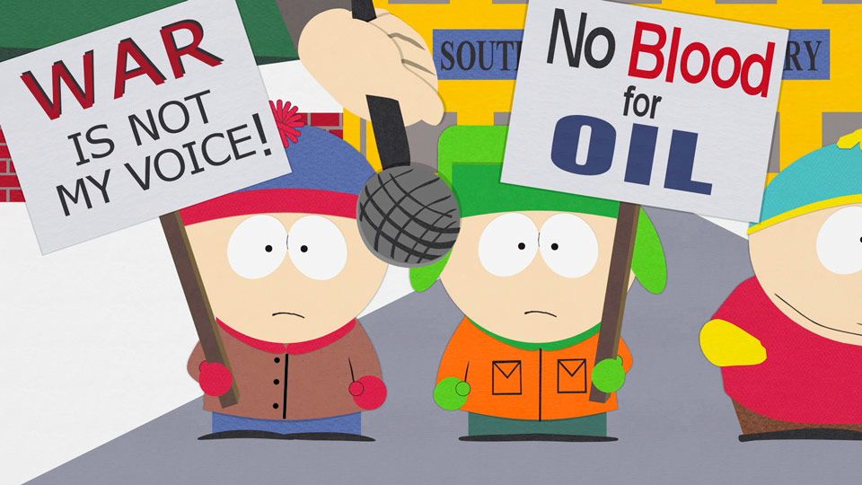 Walkout Against The War - Season 7 Episode 1 - South Park