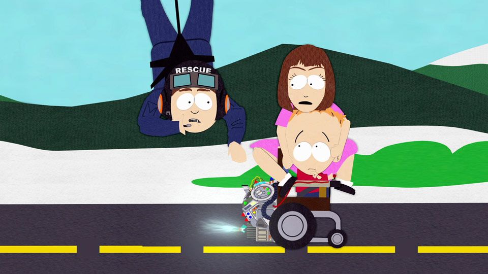 Wheelchair Rescue - Seizoen 4 Aflevering 12 - South Park